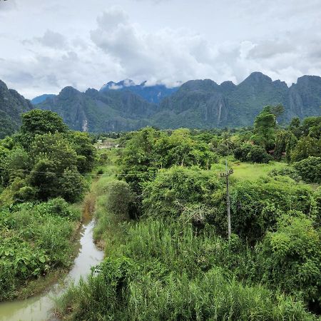 Blue Guesthouse Vang Vieng Buitenkant foto