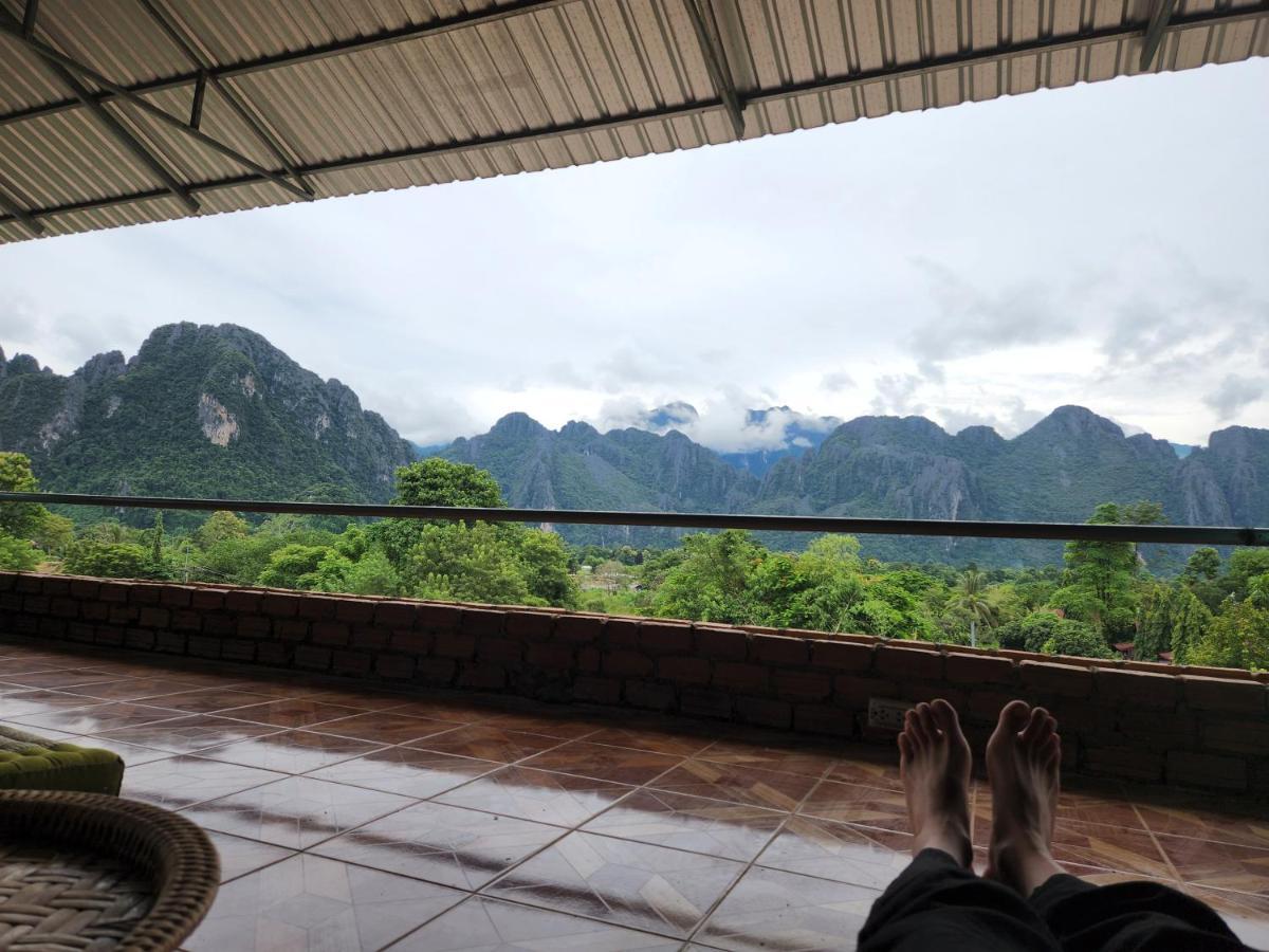 Blue Guesthouse Vang Vieng Buitenkant foto