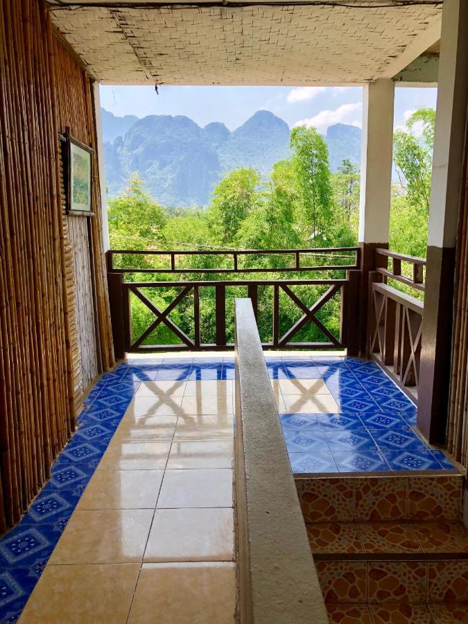 Blue Guesthouse Vang Vieng Buitenkant foto